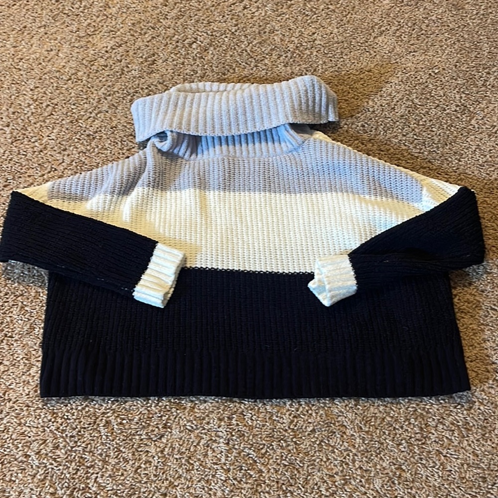 Cropped turtle neck